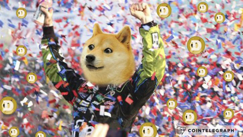 Dogecoin Delighted by Speed and Racing Sponsoring Josh Wise
