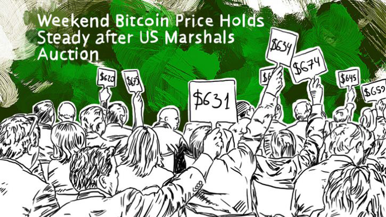 Weekend Bitcoin Price Holds Steady after US Marshals Auction