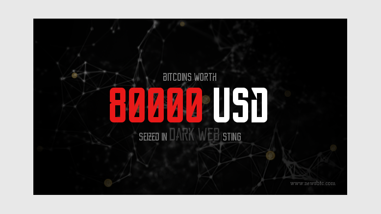 Bitcoins worth 80,000 USD Seized in Dark Web Sting