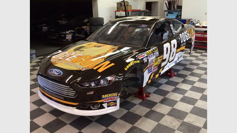Completed Nascar Racer is Stunning Promotion for Dogecoin