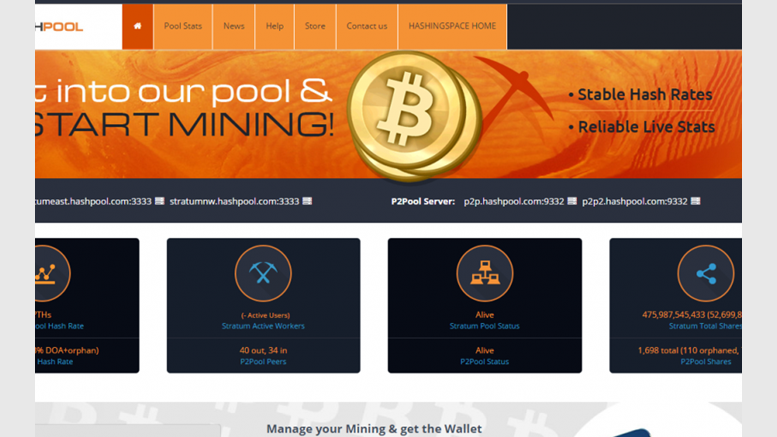 HashingSpace launches Bitcoin mining pool