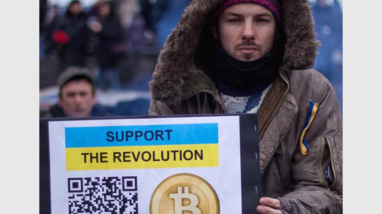 Ukraine Protestors Turn to Bitcoin to Ease Cash Crisis