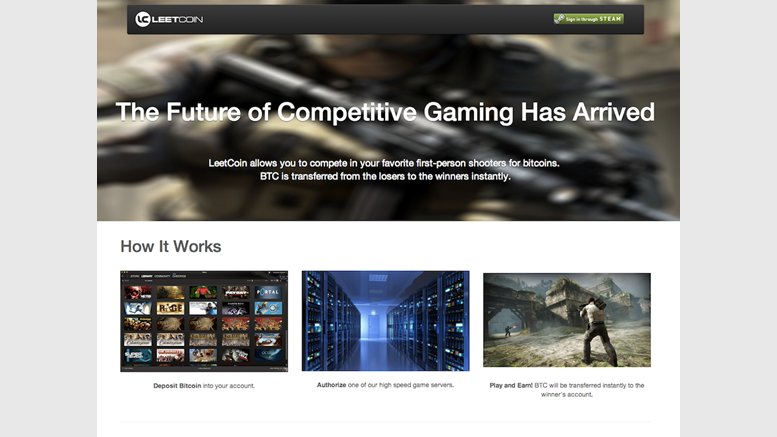 LeetCoin enables skilled gamers to win bitcoins