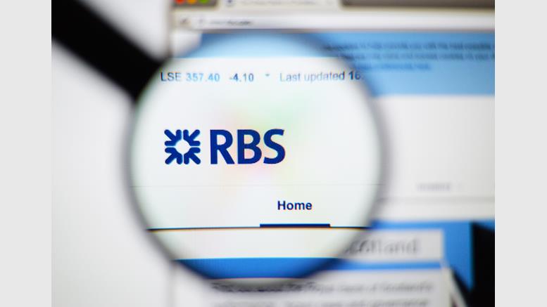 RBS to Pilot Blockchain Proof-of-Concept in Early 2016