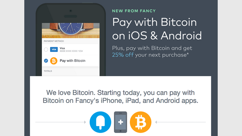 Bitcoin Payments Removed from Fancy's iOS App at Apple's Request