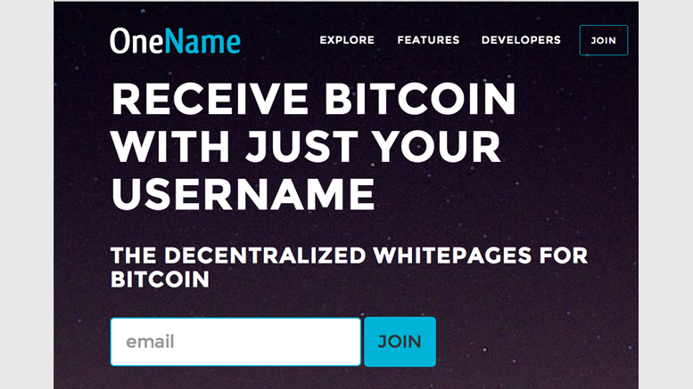 How OneName Makes Bitcoin Payments as Simple as Facebook Sharing