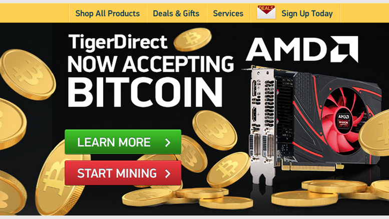 TigerDirect Expands Bitcoin Payments to Canada, Mobile Devices