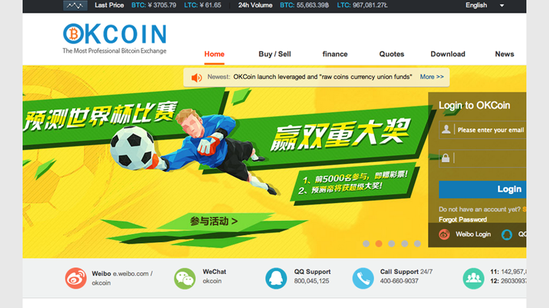 OKCoin Targets International Markets with Margin Trading Launch