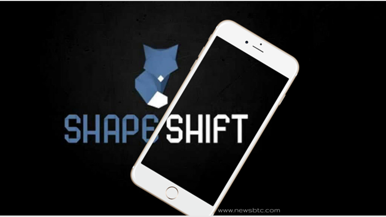 ShapeShift. IO Bitcoin App Launched on Apple Store