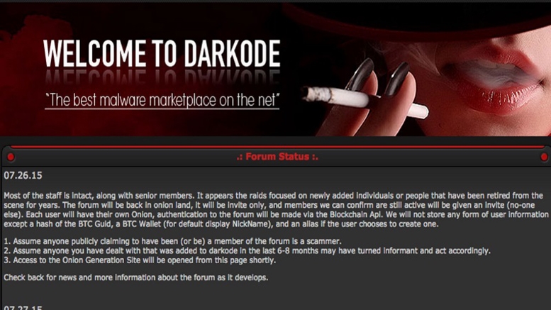 Darkode Rises Again, Bitcoin Authentication Now Enabled