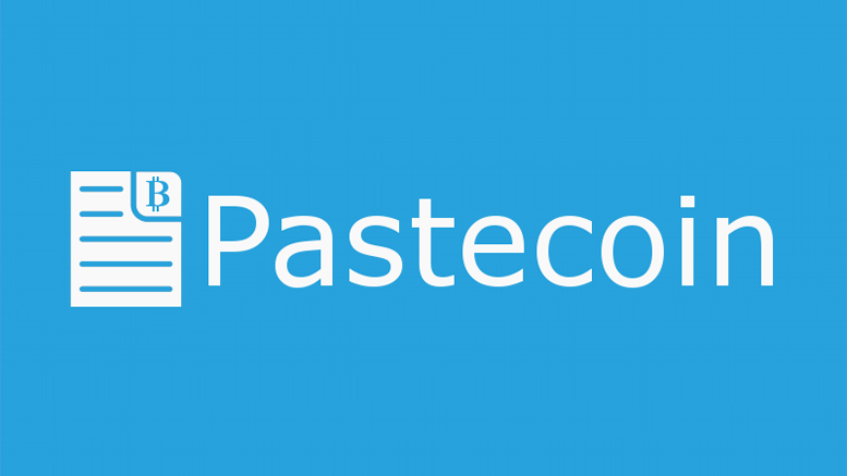 PasteCoin: Sell Codes for Bitcoin