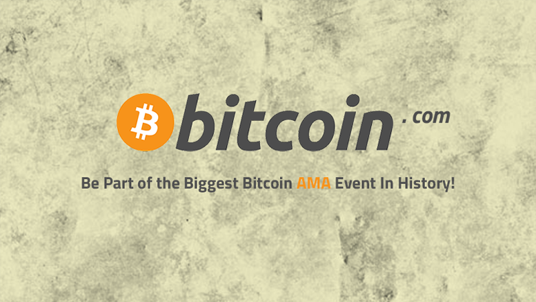 Be Part of the Biggest Bitcoin AMA Event In History!