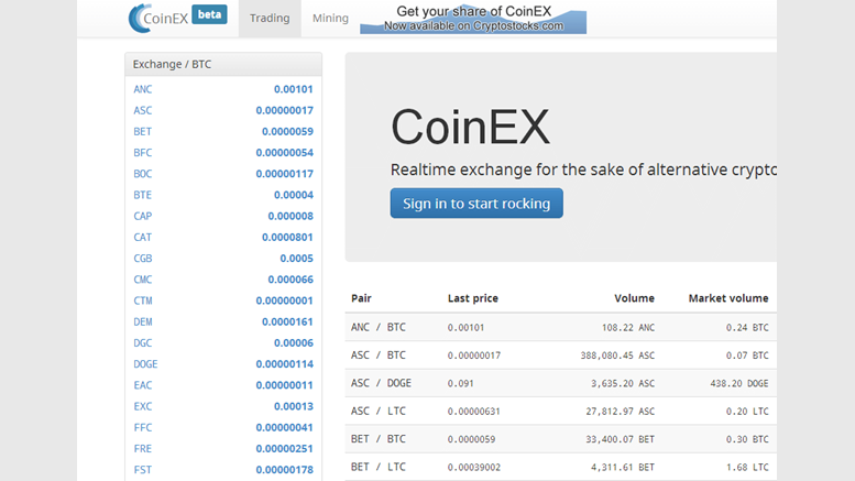 Coinex back online, still missing 50% of stolen funds