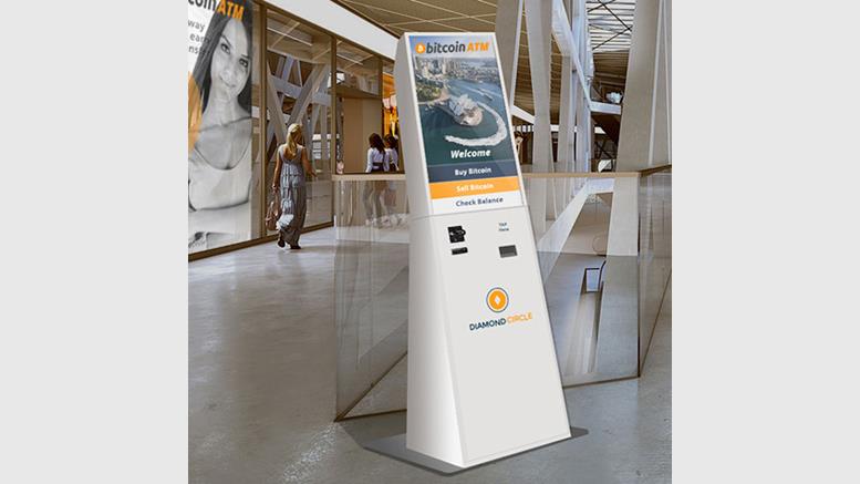 Diamond Circle develops first cashless Bitcoin ATM.