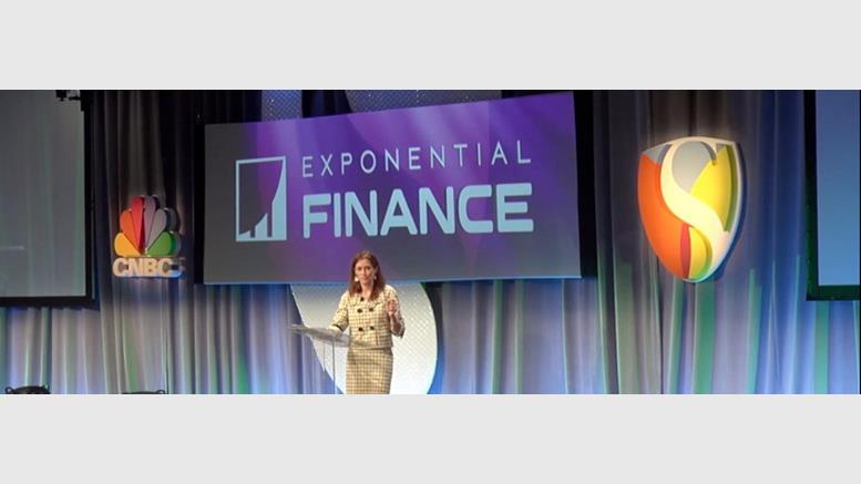 Financial Blockchain Applications will be Measured in the Trillions, says Blythe Masters at Exponential Finance 2015