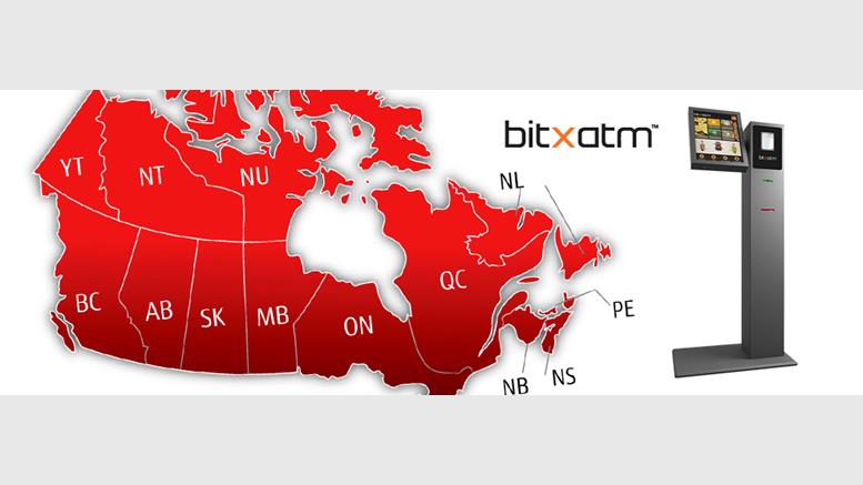 Quadriga Fintech Solutions to Launch Fleet of New BitXATMs across Canada