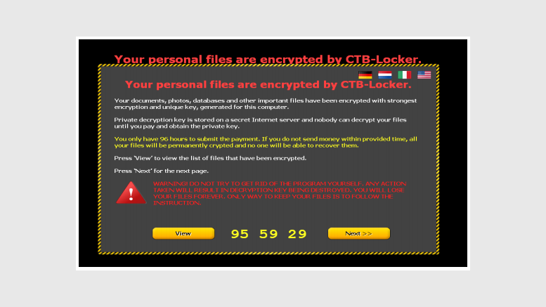 Bitcoin Ransomware CTB-Locker on the Loose: Watch Your Spam Folders