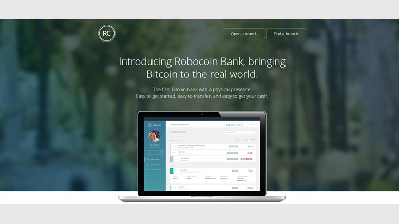 Robocoin Announces Robocoin Banking: Bitcoin ATMs Become Bitcoin Bank Branches