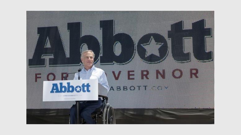 Texans for Greg Abbott to Accept Bitcoin Contributions