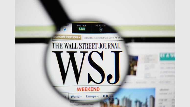Bitcoin Price Rises 10% after Front Page of Wall Street Journal