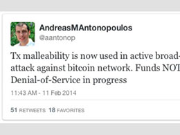 Denial of Service Attack Against Bitcoin Network Taking Place