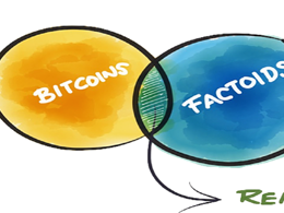 Bitcoins and Factoids: a Symbiotic Relationship