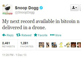 Humor: Snoop Dogg Tweets About Bitcoin
