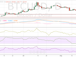 Bitcoin Price Technical Analysis for 24/8/2015 - Pessimism Rules