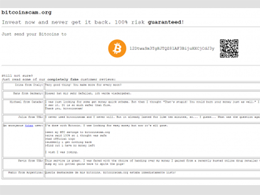 Getting Clever with Bitcoin: Bitcoinscam.org