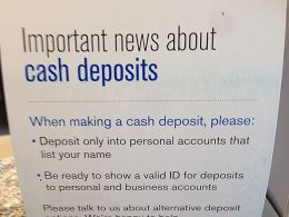 Chase Adds New Restrictions on Cash Deposits, Doesn't Get Arrested