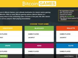 Bitcoin Games – Use Your Bitcoins to Play Casino Games