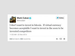Mark Cuban on Bitcoin: Doesn't See it as a Global Currency For Now