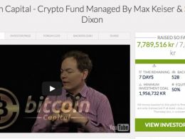 Bitcoin Capital & Max Keiser Launches Crowdfunding Campaign - Raises Close To $1 Million