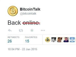 'The Bitcoin Forum' Bitcointalk.org goes down for the second time in a week