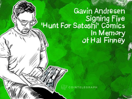 Gavin Andresen Signing Five 'Hunt For Satoshi' Comics In Memory of Hal Finney