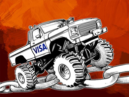 Visa & Bitcoin's Blockchain to Turn Cars into Mobile Wallets