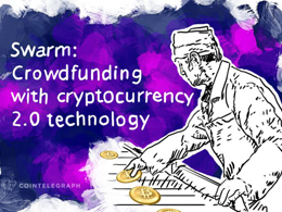 Swarm: Crowdfunding with cryptocurrency 2.0 technology