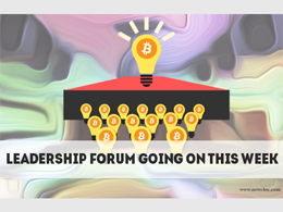 Bitcoin and Blockchain Leadership Forum Going on This Week