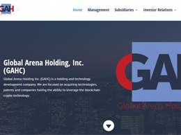 Global Arena Holding Officially Enters Blockchain Business!