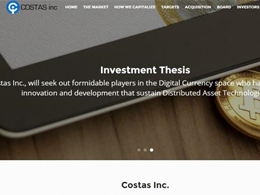 Costas Inc. is making Big Investments in Distributed Asset Technology