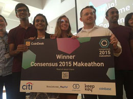 Blockchain Insurance Solution Wins Consensus 2015 Makeathon
