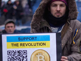 Ukraine Protestors Turn to Bitcoin to Ease Cash Crisis