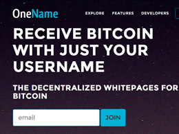 How OneName Makes Bitcoin Payments as Simple as Facebook Sharing