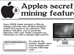 PSA: Do Not Fall for the Apple Bitcoin Miner Hoax