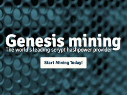Genesis Mining: A Cloud Scrypt Mining Provider
