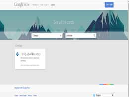Coinbase Goes Android With Google Now Cards