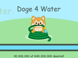 Doge4Water Meets Its Goal Early! Thanks to Mystery-Person