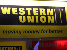 Bitcoin 1 - Western Union 0