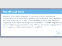Zenminer Cloud Mining Disabled - Indefinitely Put On Hold